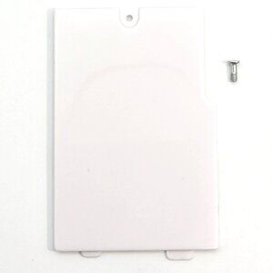 Nintendo DS Lite NDSL Replacement Door Battery Cover Lid + Screw - Polar White